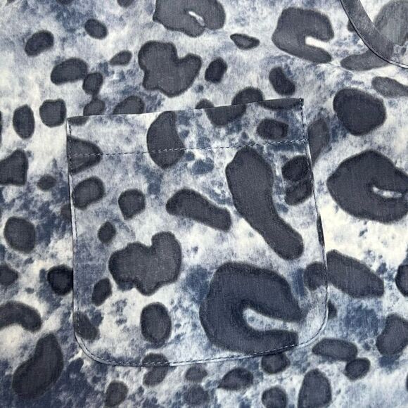 Chico’s NWT blue leopard print tank top size 0 (small) - Picture 11 of 15